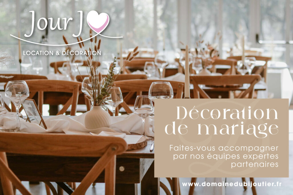 Jour J Location & Décoration, décoratrice mariage de luxe Provence