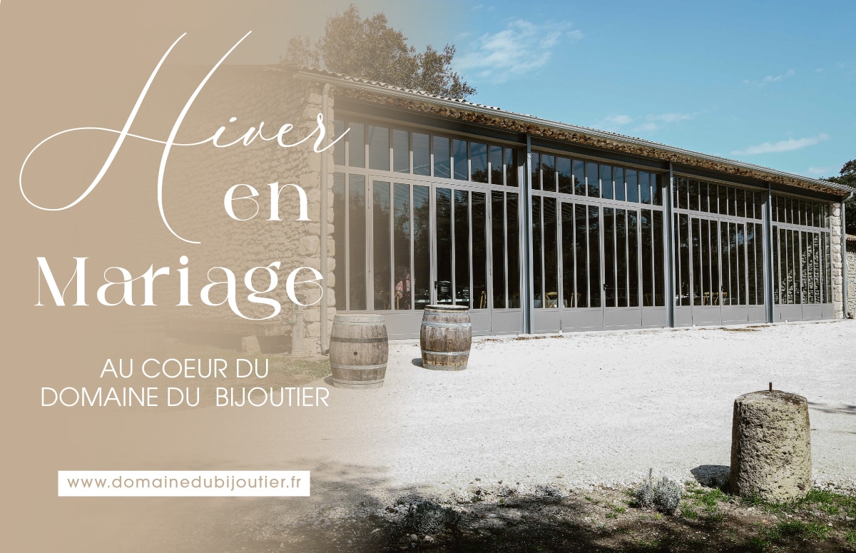 Domaine de mariage de luxe hiver en Provence