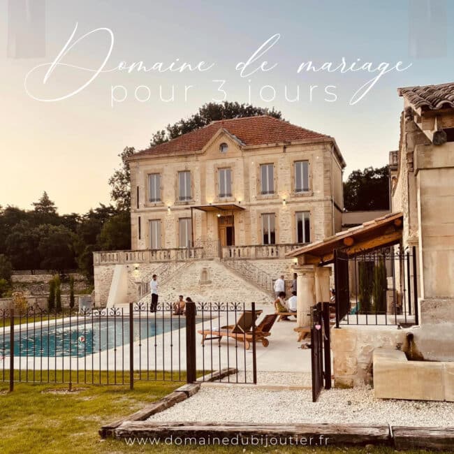 Offrez-vous un domaine de mariage en Provence pour 3 jours en Week-end